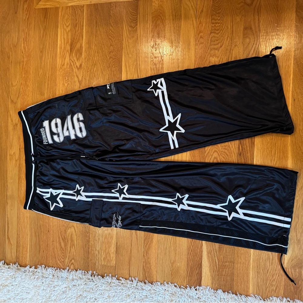 Off Season NBA Nylon Track Pant in Black Los Angeles - Picture 10 of 16